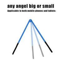 Szybka wysyłka! Uniwersalny składany stojak na telefon komórkowy w kształcie litery V uchwyt na smartfona i Tablet regulowane podparcie uchwytu na telefon 2